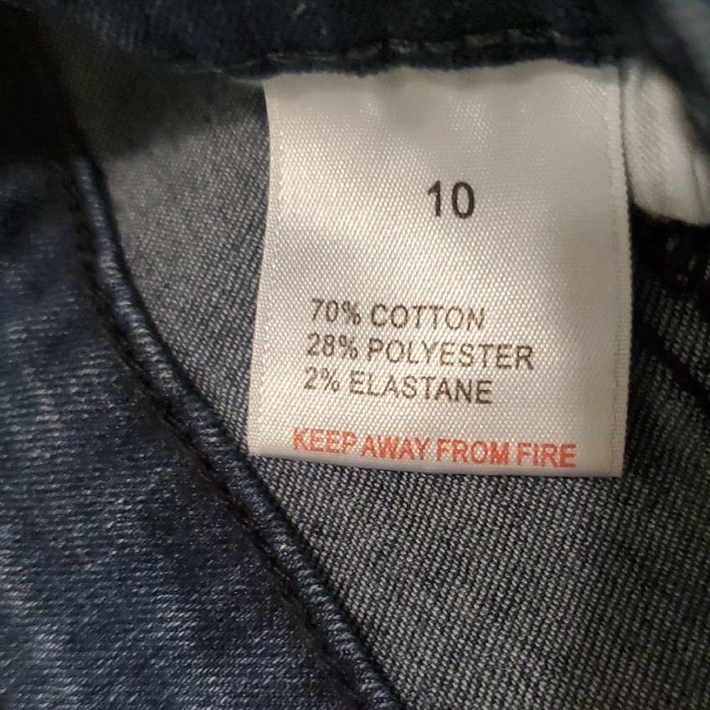 THE ROCKIN REV Stylish Boxy Dark Blue Flare Jeans - Picture 5 of 8